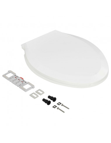 Copriwater Ammortizzato a Sgancio Rapido Bianco