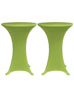 Copritavoli Elastico 2 pz 60 cm Verde 2
