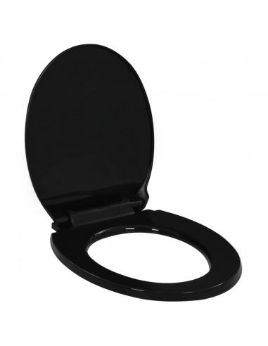 Copriwater Ammortizzato a Sgancio Rapido Nero