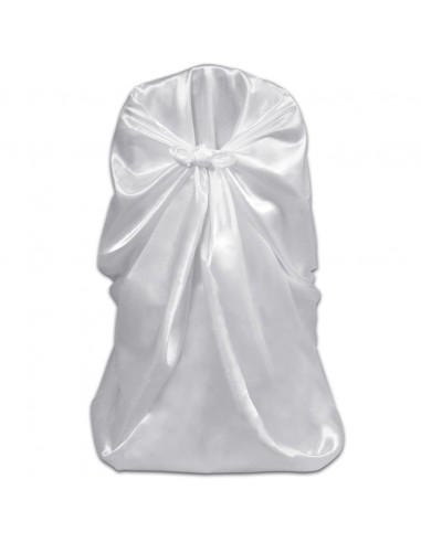 Coprisedia Bianca per Feste di nozze 6 pezzi