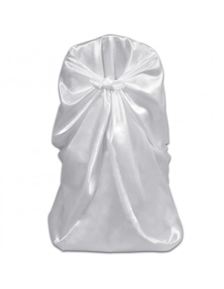 Coprisedia Bianca per Feste di nozze 6 pezzi