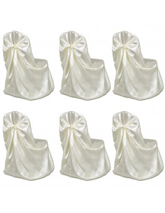 Coprisedia 6 pz Crema per Feste di Nozze 2