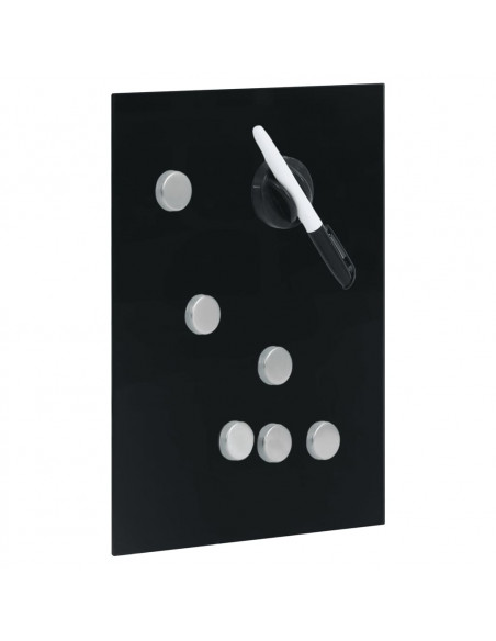 Cassetta Portachiavi con Lavagna Magnetica Nera 35x35x5,5 cm