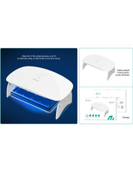 DEVIA LAMPADA UV 120W DA BANCO PER INDURIMENTO PELLICOLE