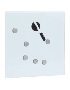Cassetta Portachiavi con Lavagna Magnetica Bianca 35x35x5,5 cm