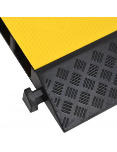 Dosso Passacavi con 2 Canali 90 cm in Gomma