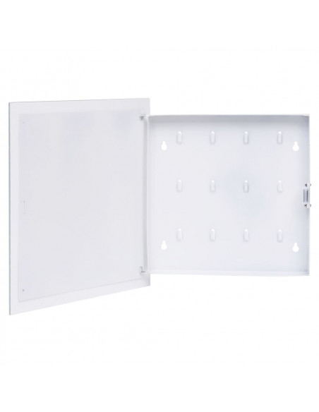 Cassetta Portachiavi con Lavagna Magnetica Bianca 35x35x5,5 cm