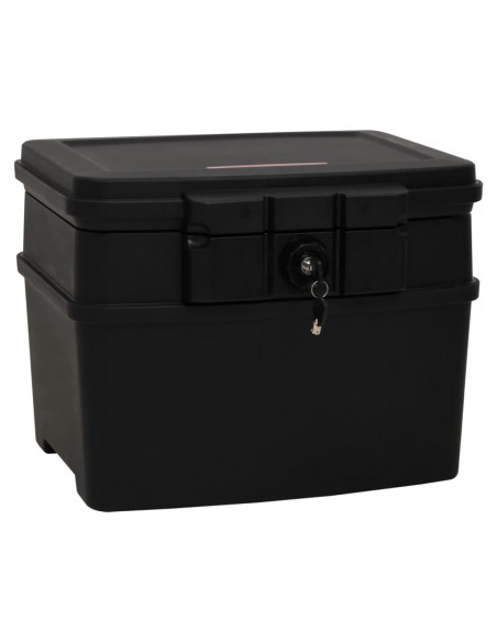 Cassetta di Sicurezza Nera 44x37x34 cm