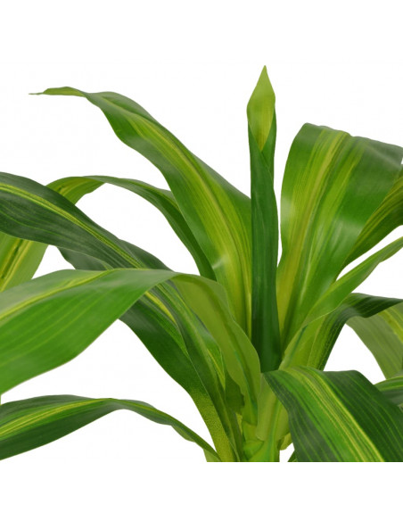 Dracena Pianta Artificiale con Vaso 100 cm Verde