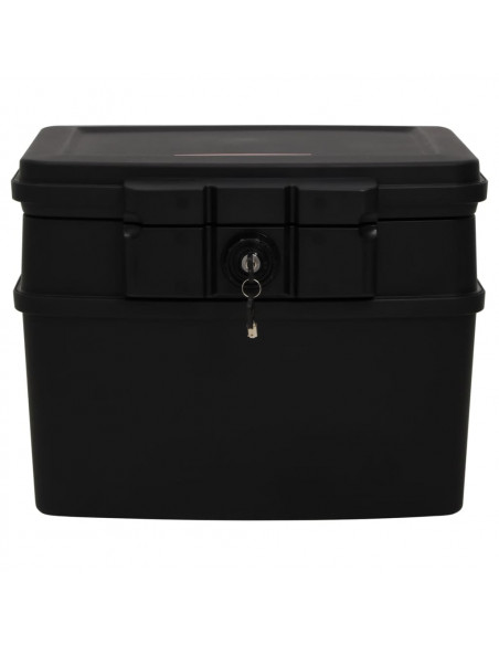 Cassetta di Sicurezza Nera 44x37x34 cm