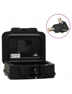 Cassetta di Sicurezza Nera 38x32,5x16,5 cm 2