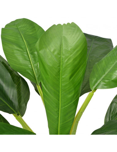 Albero Banana Artificiale con Vaso 150 cm Verde