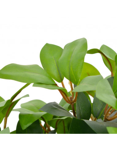 Albero di Alloro Artificiale con Vaso Verde 40 cm