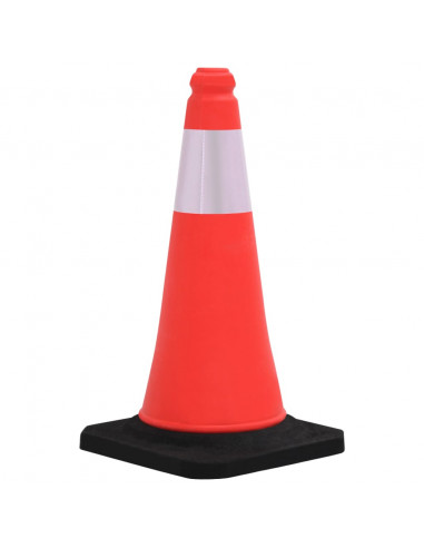 Coni Spartitraffico Riflettenti con Basi Pesanti 10 pz 50 cm