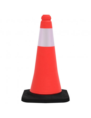 Coni Spartitraffico Riflettenti con Basi Pesanti 10 pz 50 cm