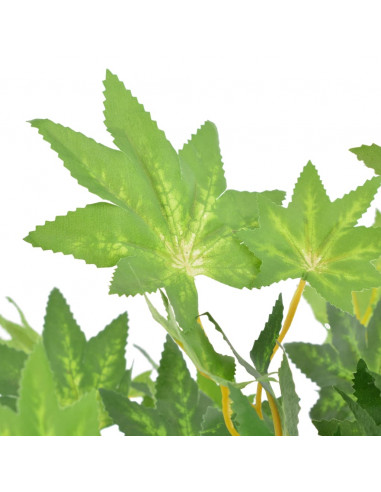 Albero di Acero Artificiale con Vaso Verde 120 cm