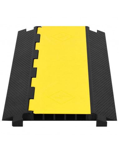 Dosso Passacavi con 5 Canali 90 cm in Gomma