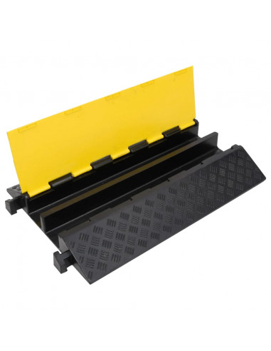 Dosso Passacavi con 2 Canali 90 cm in Gomma