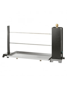 Girarrosto Demetra MINICADORE R.ZETA da caminetto 5-6 kg portata Nero