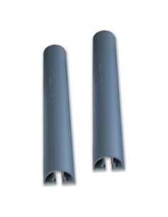 Fissaggi cassette posta Alubox 19TR16 AR 2 Traversini Argento Argento