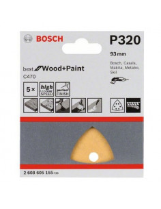 Fogli abrasivi utensili multifunzione Bosch 2608900830