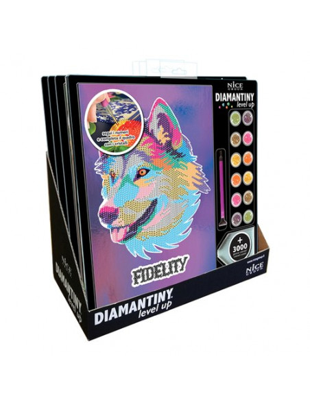Gioco creativo Nice 96000 DIAMANTINY Crystal Art Level Up Pop Assortit