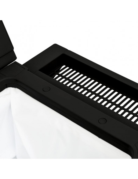 Carrello di Servizio 3 in 1 Polipropilene Nero