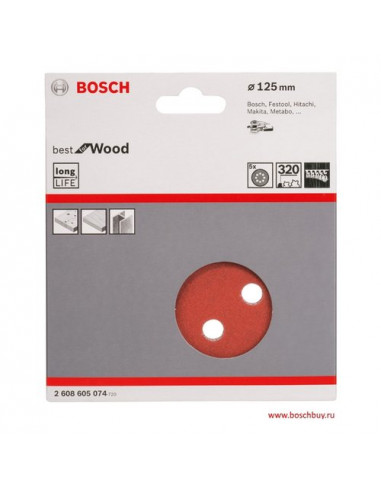 Dischi abrasivi levigatrice Bosch 2608900810