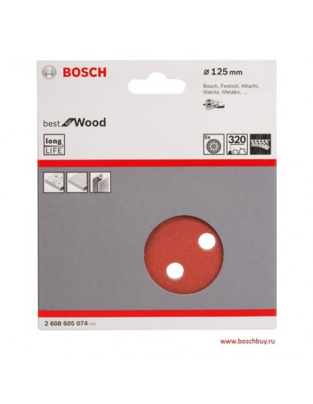 Dischi abrasivi levigatrice Bosch 2608900810