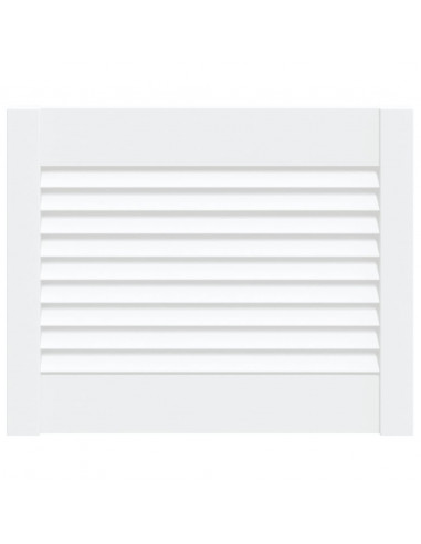 Anta a Lamelle Bianca 39,5x49,4 cm in Legno di Pino