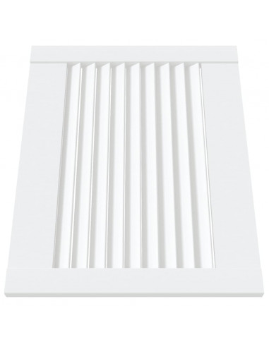 Anta a Lamelle Bianca 39,5x49,4 cm in Legno di Pino