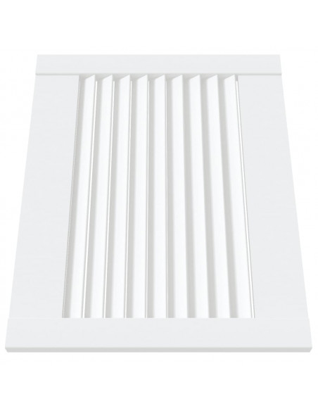 Anta a Lamelle Bianca 39,5x49,4 cm in Legno di Pino