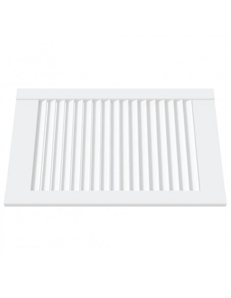 Ante a Lamelle 2 pz Bianche 61,5x39,4 cm in Legno di Pino