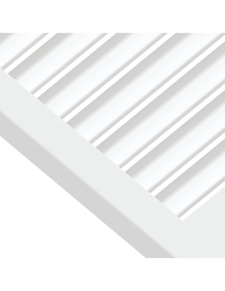 Ante a Lamelle 2 pz Bianche 61,5x39,4 cm in Legno di Pino