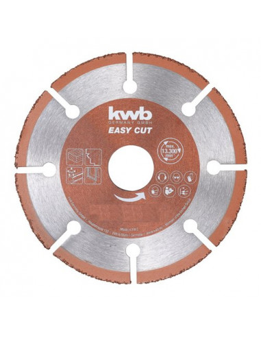 Disco taglio smerigliatrice Kwb 790540 EASY CUT Per Metallo Duro