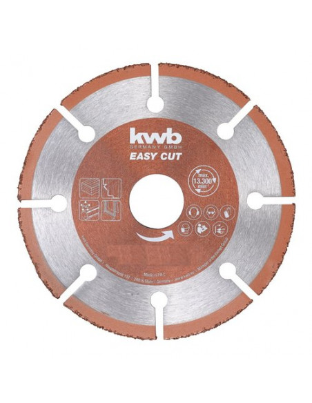Disco taglio smerigliatrice Kwb 790540 EASY CUT Per Metallo Duro
