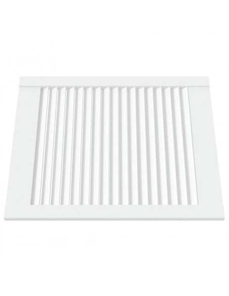 Anta a Lamelle Bianca 61,5x49,4 cm in Legno di Pino