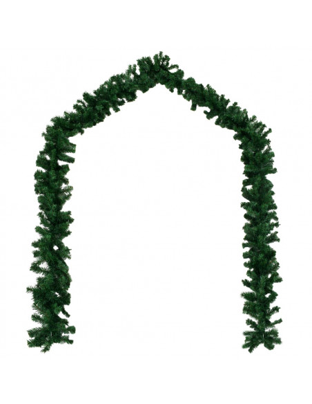 Ghirlande Natalizie 4 pz Verde 270 cm PVC