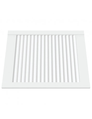 Ante a Lamelle 2 pz Bianche 61,5x49,4 cm in Legno di Pino