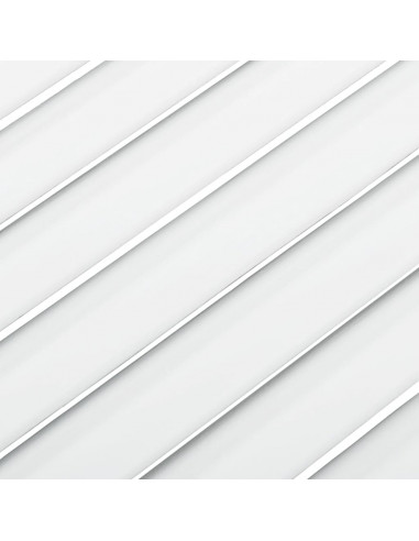 Ante a Lamelle 2 pz Bianche 61,5x49,4 cm in Legno di Pino