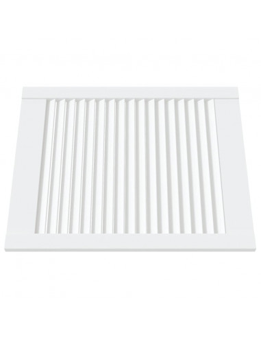 Ante a Lamelle 4 pz Bianche 61,5x49,4 cm in Legno di Pino