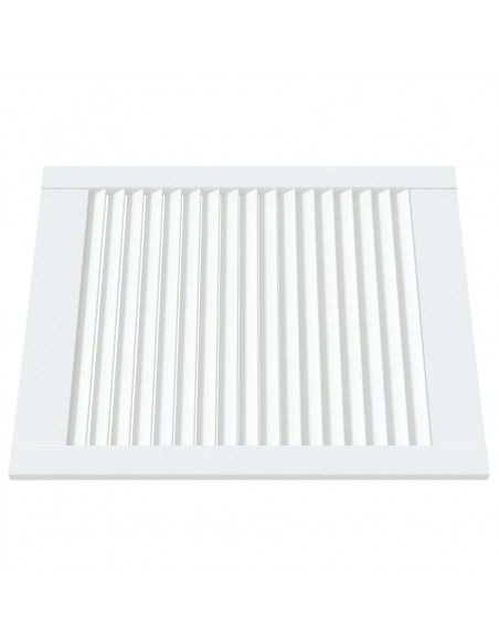 Ante a Lamelle 4 pz Bianche 61,5x49,4 cm in Legno di Pino