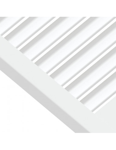 Ante a Lamelle 4 pz Bianche 61,5x49,4 cm in Legno di Pino