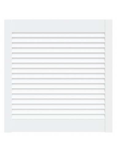 Anta a Lamelle Bianca 61,5x59,4 cm in Legno di Pino