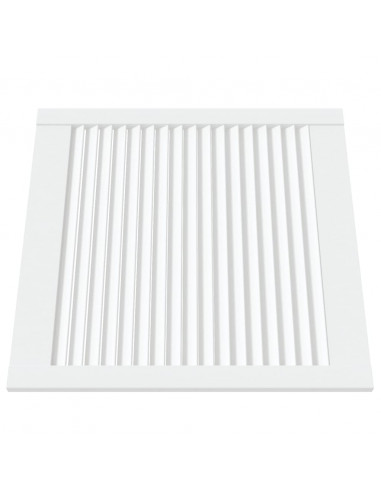 Anta a Lamelle Bianca 61,5x59,4 cm in Legno di Pino
