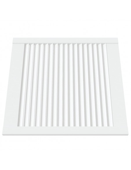 Anta a Lamelle Bianca 61,5x59,4 cm in Legno di Pino