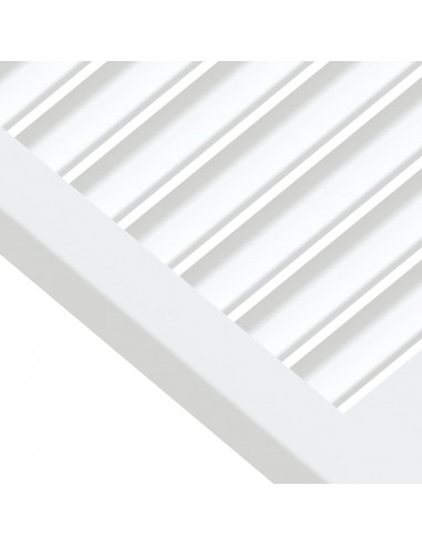 Anta a Lamelle Bianca 61,5x59,4 cm in Legno di Pino