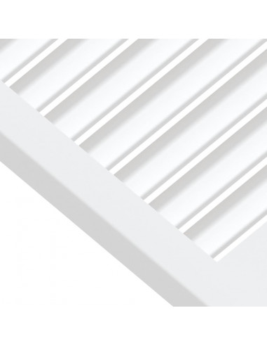 Ante a Lamelle 4 pz Bianche 61,5x59,4 cm in Legno di Pino