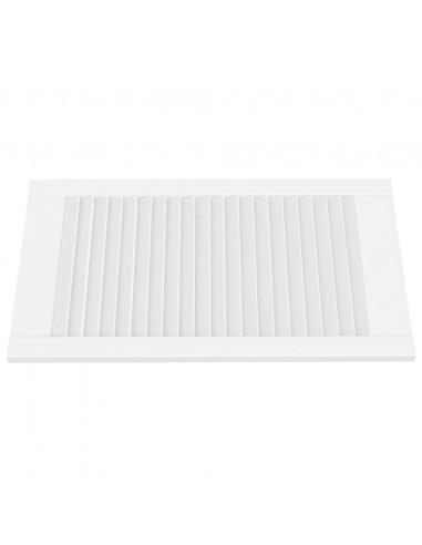 Ante a Lamelle 2 pz Bianche 69x39,4 cm in Legno di Pino