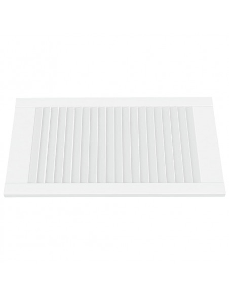 Ante a Lamelle 2 pz Bianche 69x39,4 cm in Legno di Pino